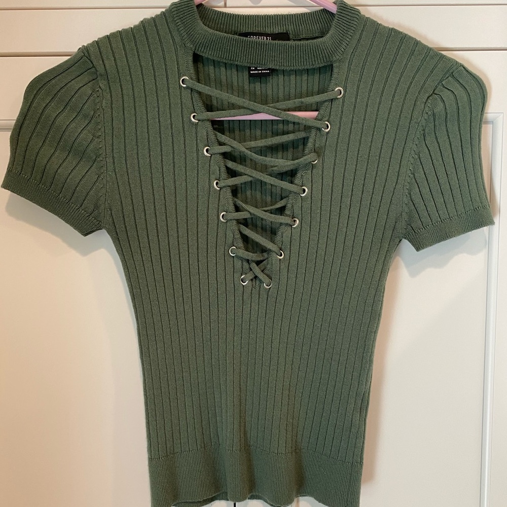 Lace up Top